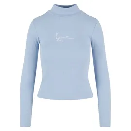 Karl Kani Small Signature Rip Turtle Neck Blau XS