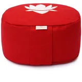 yogabox Yogakissen oval Lotus Stick Basic - rot 28 x 23 13,0 cm 1 St