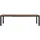 VCM Joan Gartentisch 205-275 x 100 x 76 cm Schwarz/Teak