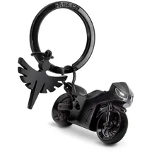 FABACH Motorrad Schlüsselanhänger mit Schutzengel - Geschenk Engel Schlüsselanhänger für Motorradfahrer - Geschenke Motorrad Glücksbringer Fahr vorsichtig