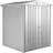 1,72 x 1,56 m silber-metallic