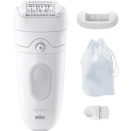 Braun Silk-épil 5 5-011 Weiß/Grau
