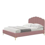 Hti-Living Bett 140 x 200 cm Yoris Pink