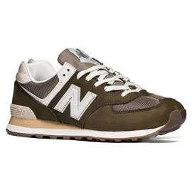 New Balance 574 Herren Calcium / Dark Silver Metallic 46,5