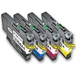 Gigao LC-424 Druckerpatronen Set für Brother DCP-J1200W - 4 Patronen Kompatibel