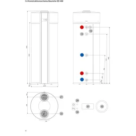 Ecodesign Warmwasserwärmepumpe ED 400 395 L Brauchwasser Wärmepumpe Heizung