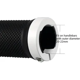 luxuskollektion Fahrradgriffe rutschfeste Gummi Griff Aluminium Lock 20-22mm bunt