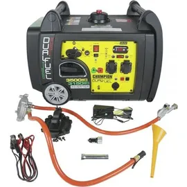 Champion Power Equipment mobiles Stromaggregat Benzin + Gas (3100 Watt, tragbarer Inverter Generator,
