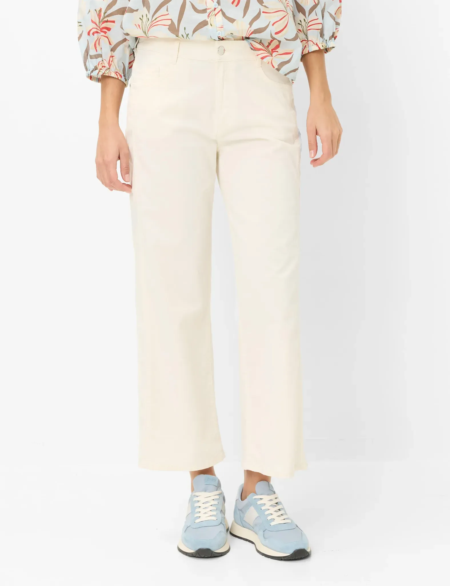 Brax Damen Culotte Style MAINE S OFFWHITE, cremeweiß, Gr. 34K
