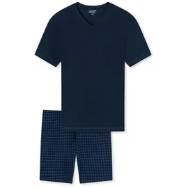 SCHIESSER Schlafanzug Dunkelblau 48