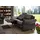 Hukla 2,5-Sitzer HU-SF15058 Ledersofa, Breite 194 cm, aus Leder, optional Kopfstütze u. WallAway-Funktion schwarz