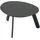 Lesli Living Ambia Garden Loungetisch, Schwarz, Metall, organisch, eckig, 55x46x28 cm, Loungemöbel, Loungetische