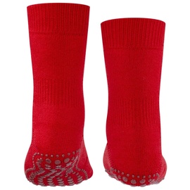 Falke Kinder Stoppersocken - Catspads, Anti-Rutsch, Socken, Vollsohle, Merino-Wolle Rot 39-42