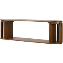 MASSIVMOEBEL24.DE Wandregal 120 x 25 x 35 cm Beige