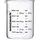 Westmark Messglas-Set – Spülmaschinengeeignetes Messbecher-Set aus Borosilikatglas, hitzebeständig, Skalen: ml, Tbsp, tsp & fl oz – 50 100 250 ml