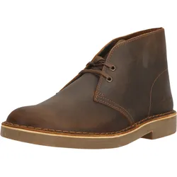 Stiefel CLARKS "Desert", Damen, Gr. 44,5, braun, Leder, klassisch, Schuhe, im kultigen Design