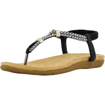 2GO FASHION Sandale Damen Schwarz 40