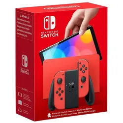 NINTENDO Konsole Switch Mario-Edition rot OLED