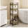 SoBuy Badregal Standregal mit 3 Ablagefächern Badezimmerschrank Nischenregal 28x90x20cm FRG226-H-F (20 x 28 x 90 cm)
