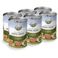 Bellfor Hundefutter Nass mit Lamm - Getreidefrei Heide-Menü Futter 2,4 kg