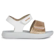 GEOX B Lightfloppy Sandal Weiß Gold 23