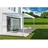 Terrassendach Premium 309 x 306 cm weiß / Polycarbonat klar