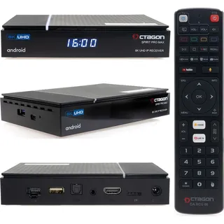 Octagon Spirit PRO MAX 8K UHD Android TV Box 4GB RAM + 64GB