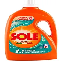 Sole Waschmittel Hygiene und Frische 41 Waschgänge, Hygieneformel, Flüssigwaschmittel Hygiene und Frische entfernt Flecken bei niedrigen Temperaturen
