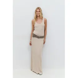 Gina Tricot - Maxi dress - Lange kleider - Beige - S - Dame - Beige - S