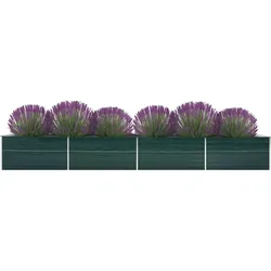 vidaXL Garten-Hochbeet Verzinkter Stahl 600x80x45 cm Grün