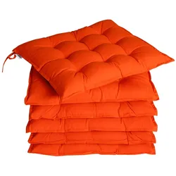 Sitzkissen 6er-Set Cozy Orange