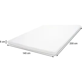 Mendler Kaltschaum-Matratzentopper HWC-E63 140 x 200 cm