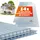 Gardebruk Hohlkammerstegplatten 4mm 10,25 m2 Doppelstegplatte 1210x605 Stegplatte