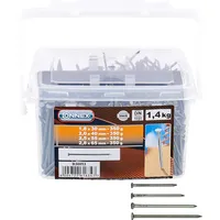 Connex Drahtstifte-Sortiment 30 / 40 / 55 / 65 mm 1400 g
