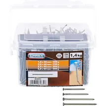 Connex Drahtstifte-Sortiment 30 / 40 / 55 / 65 mm 1400 g