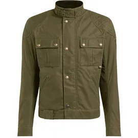 Belstaff Brooklands Motorrad Wachsjacke Grün 2XL