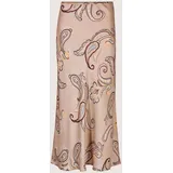 Madeleine Maxirock Damen Paisley Braun 48