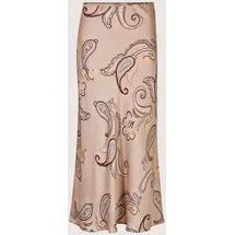 Madeleine Maxirock Damen Paisley Braun 48