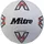 mitre Super Dimple Fußball | Perfekt für Futsal, für Hartplatz und Halle Fußball, Weiß/Schwarz/Bib-Rot, 5