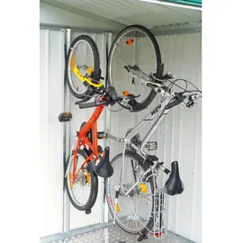 Biohort Fahrradhalter bikeMax für Gartenhaus Europa Silber