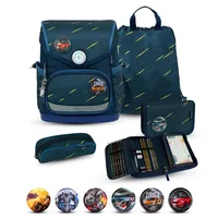 Belmil Compact Plus Orion Blue Schultaschen-Set 5-tlg. (405-41/P/S/19)