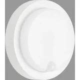 Telefunken LED Außenwandleuchte, Außenwandlampe inkl. Bewegungsmelder, inkl. Dämmerungssensor, 12 Watt, 1.150 Lumen, 4.000 Kelvin, IP44, Weiß,