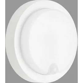 Telefunken LED Außenwandleuchte, Außenwandlampe inkl. Bewegungsmelder, inkl. Dämmerungssensor, 12 Watt, 1.150 Lumen, 4.000 Kelvin, IP44, Weiß,