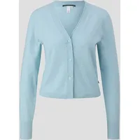 QS - Strickjacke aus Viskosemix, Damen, türkis, XL