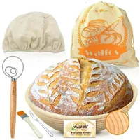 Luxuskollektion Gärkorb Brotbacken-Set 23cm Rattan Bowl