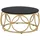 MCombo M MCombo Schwarz-Gold Holz 80 x 42 cm