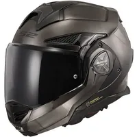 LS2 FF901 Advant X Solid Jeans Klapphelm, silber, Größe