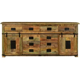 Sam Sideboard Kommode Mango massiv vielfarbig 200 x 45 cm LIBRO
