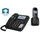 Amplicomms BigTel 1580 Combo EU Schnurgebundenes Seniorentelefon Freisprechen, für Hörgeräte kompatibel, Wahlwiederholung, Anrufbeantworter LED-Di