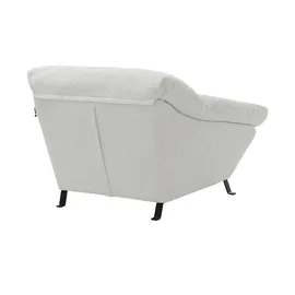 Sofa.de Sessel Cher Webstoff 118 x 74 x 105 cm Weiß